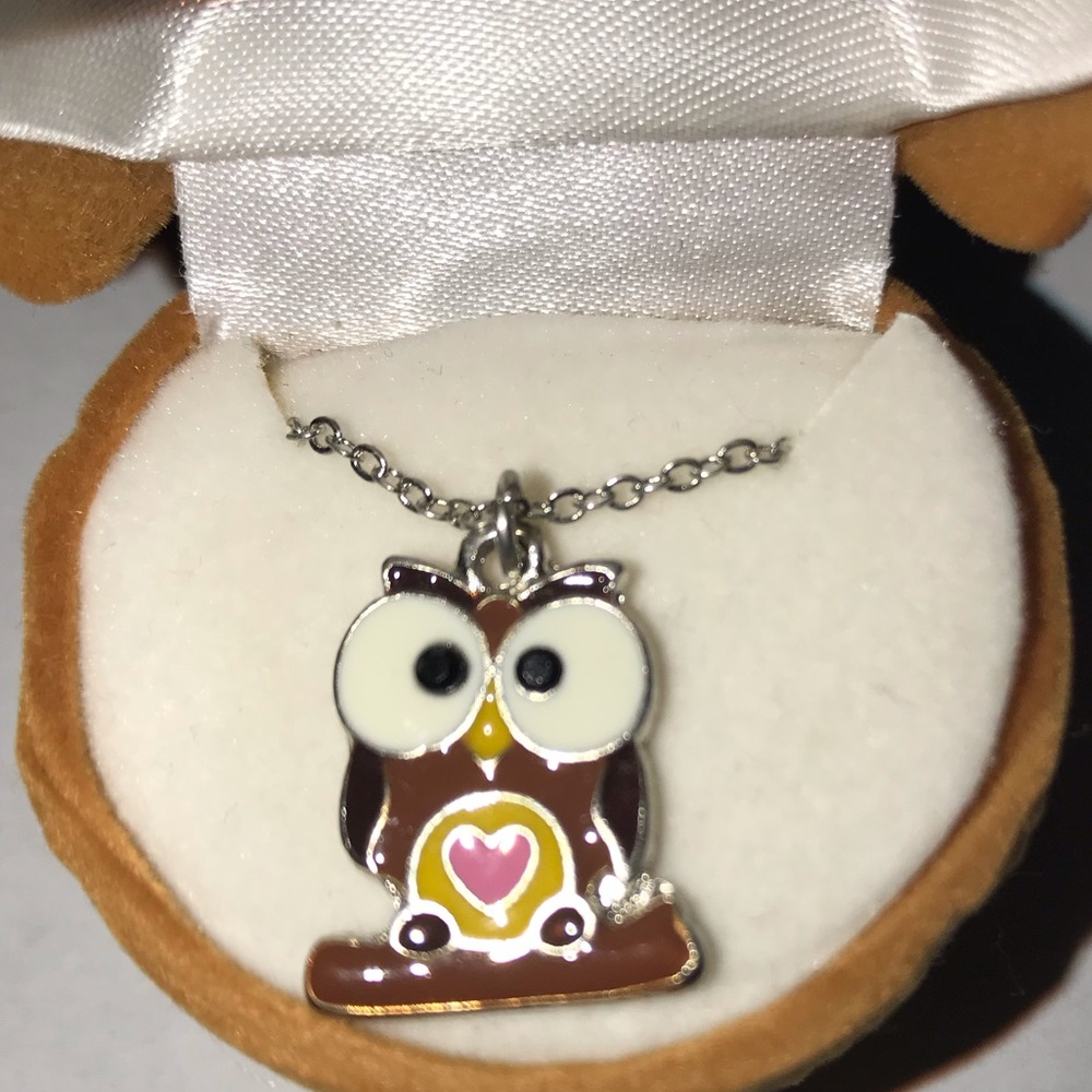 Kids Animal Pendant - Owl - Picture 3 of 3